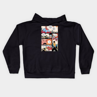 father vs son Kids Hoodie